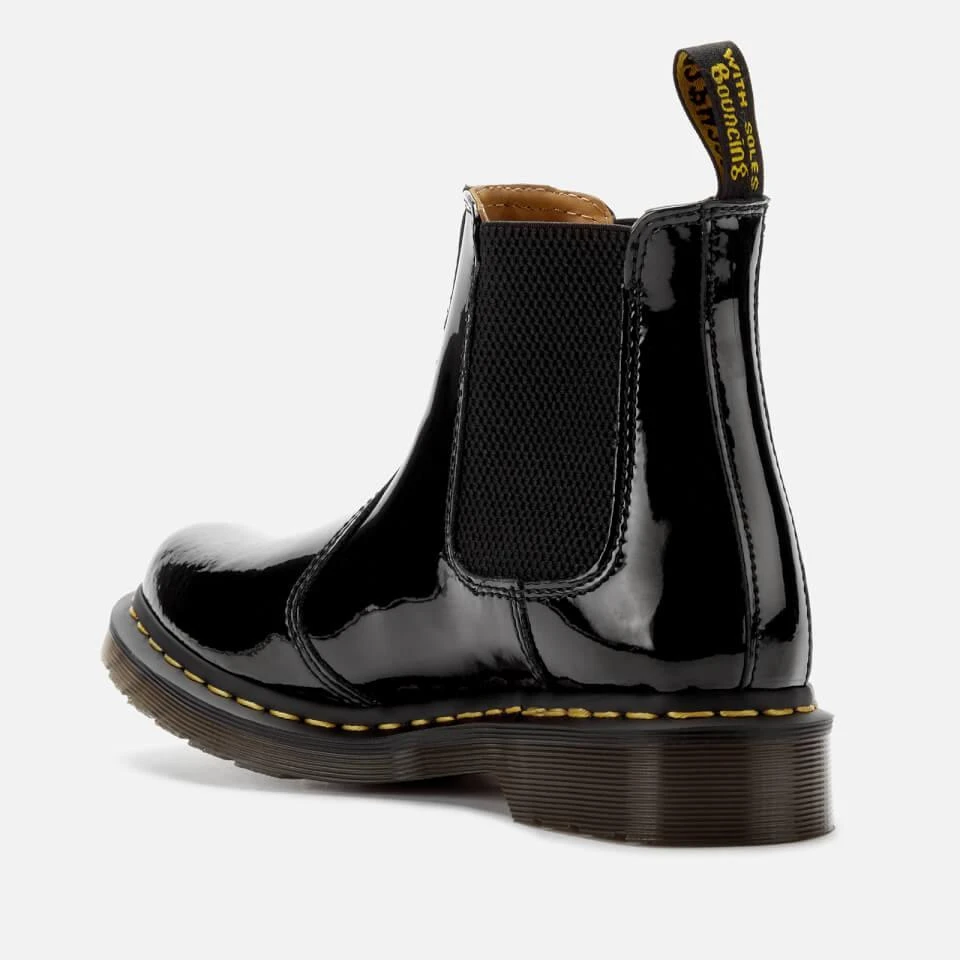 商品Dr. Martens|DR. MARTENS WOMEN'S 2976 PATENT LAMPER CHELSEA BOOTS - BLACK,价格¥712,第2张图片详细描述