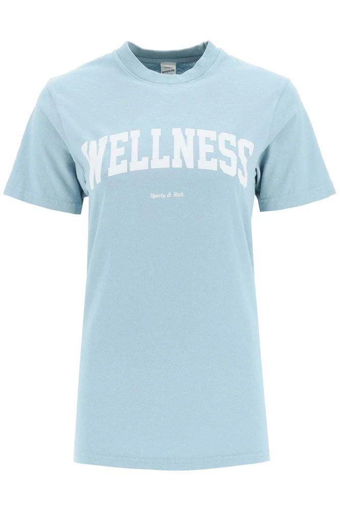 商品Sporty & Rich|Sporty & Rich Wellness Printed Crewneck T-Shirt,价格¥485,第1张图片