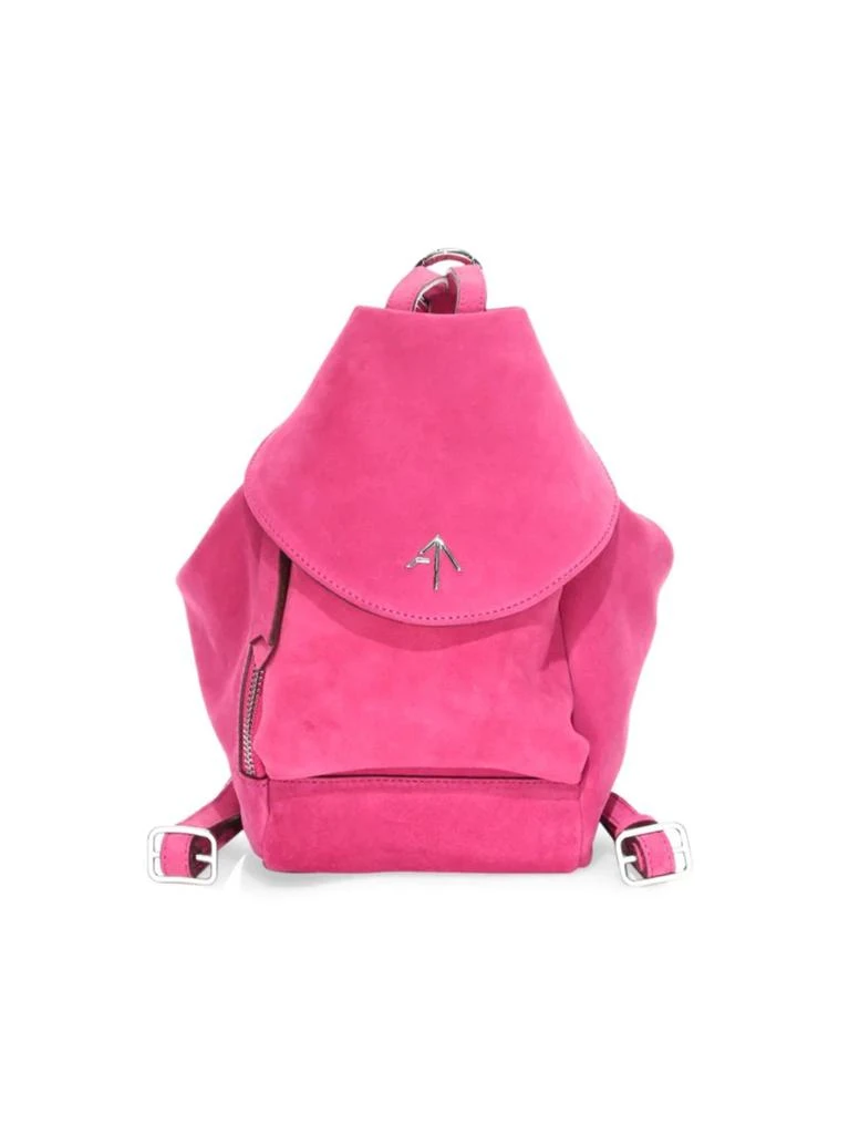 商品Manu Atelier|Mini Fernweh Suede Backpack,价格¥2860,第1张图片