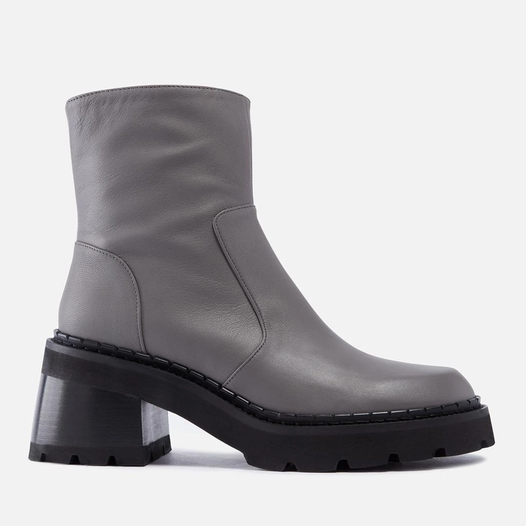 商品by FAR|Norris Leather Heeled Ankle Boots,价格¥1398,第1张图片