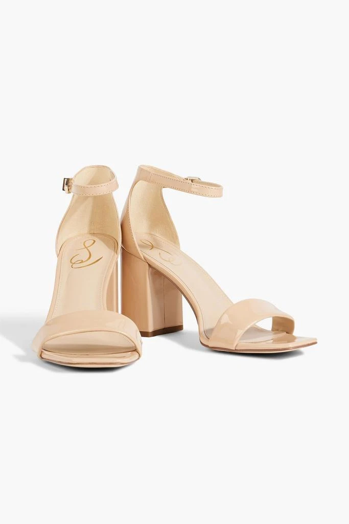 商品Sam Edelman|Daniella faux patent-leather sandals,价格¥289,第2张图片详细描述