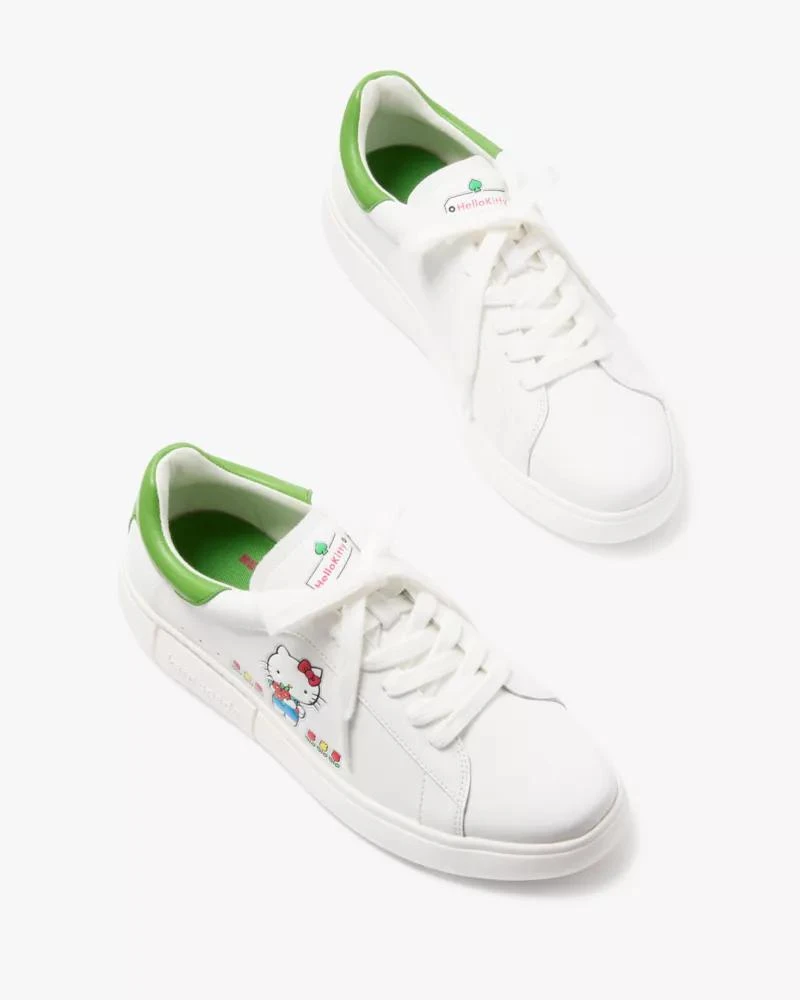 商品Kate Spade|Hello Kitty X Kate Spade New York Leather Sneaker,价格¥963,第5张图片详细描述