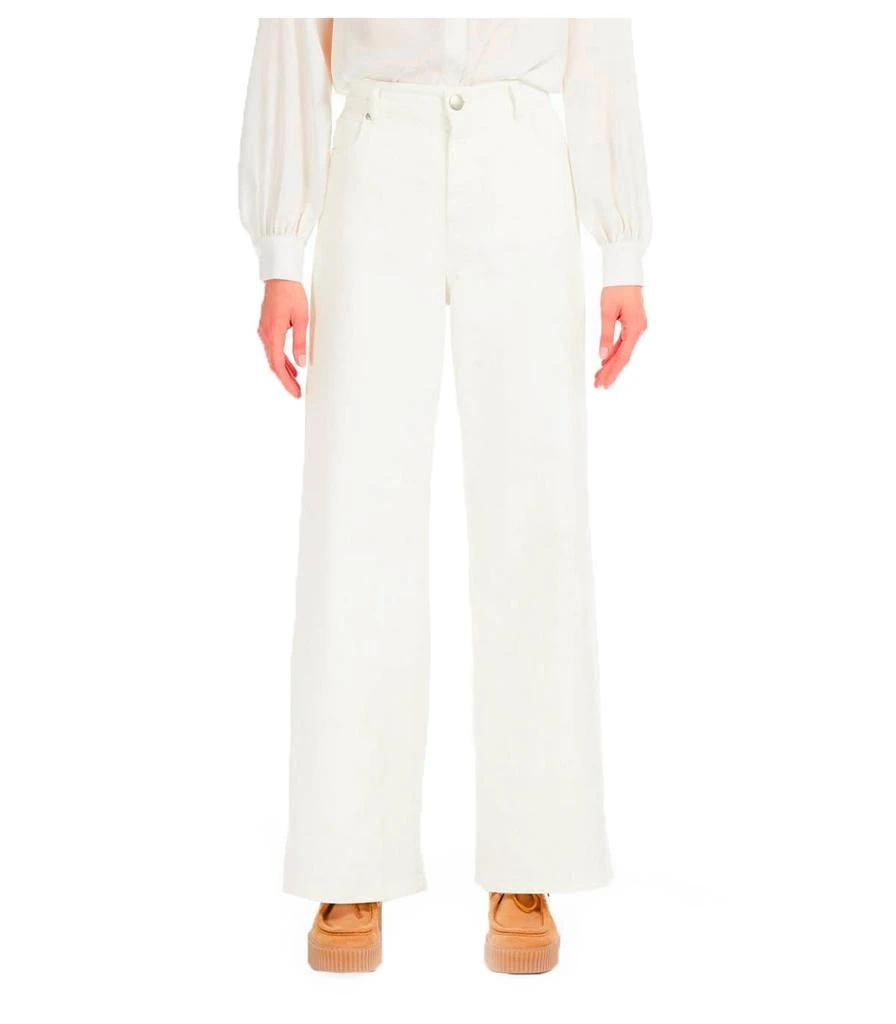 商品Weekend Max Mara|Weekend Max Mara Max Mara Weekend Sala Cream Palazzo Jeans,价格¥1105,第3张图片详细描述