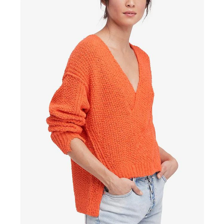 商品Free People|棉质V领针织衫,价格¥286,第2张图片详细描述