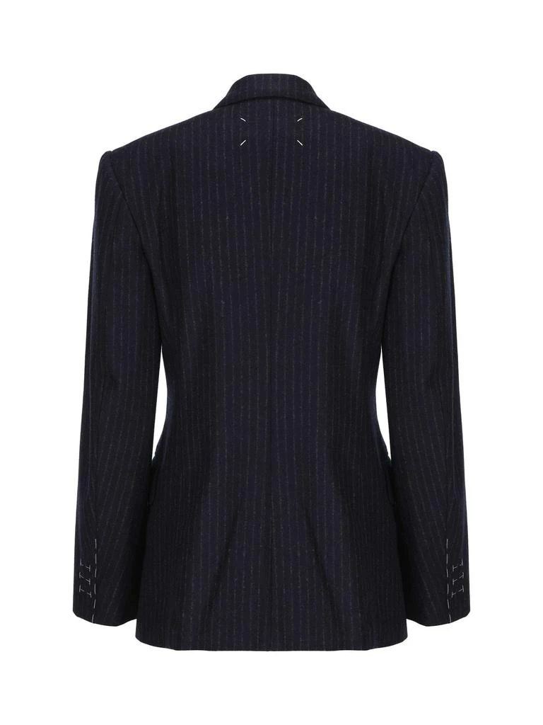 商品MAISON MARGIELA|Maison Margiela Double-Breasted Striped Blazer,价格¥15499,第2张图片详细描述