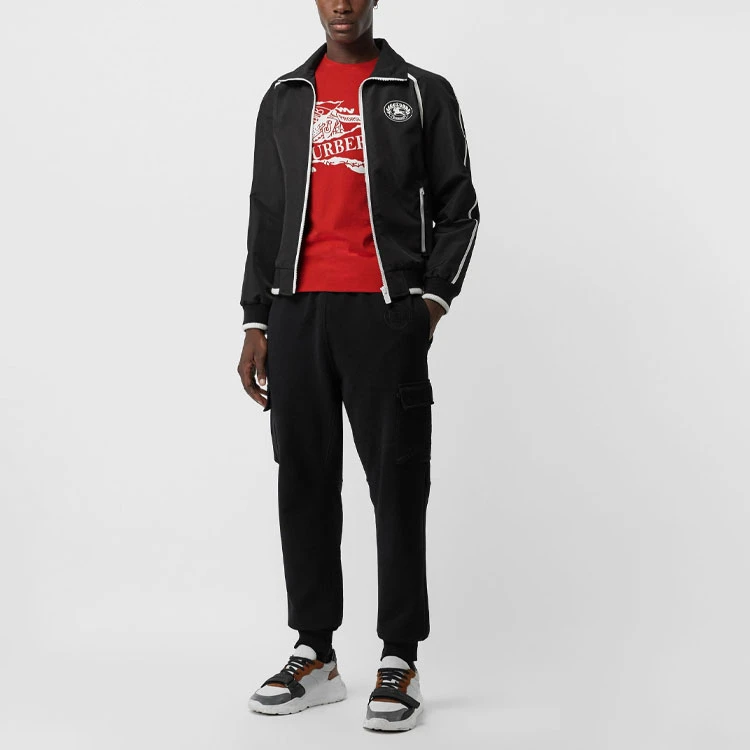 商品[国内直发] Burberry|博柏利 休闲战马logo短袖T恤 男款 红色,价格¥2250,第6张图片详细描述