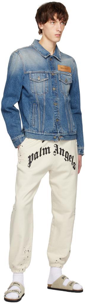 商品Palm Angels|Off-White Glittered Lounge Pants,价格¥6519,第6张图片详细描述