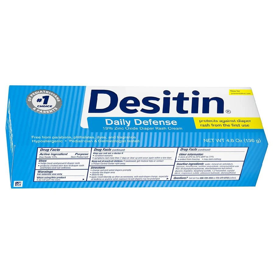 商品Desitin|婴儿尿布疹快速修复膏 136g,价格¥52,第2张图片详细描述