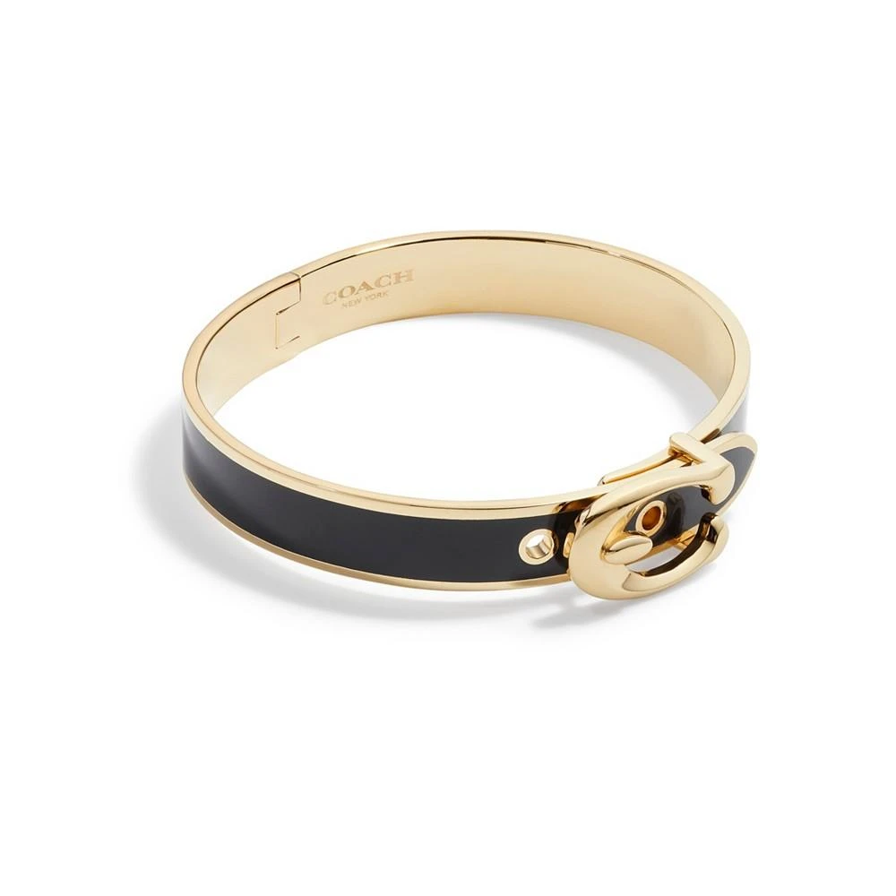 商品Coach|Signature C Buckle Bangle Bracelet,价格¥468,第1张图片