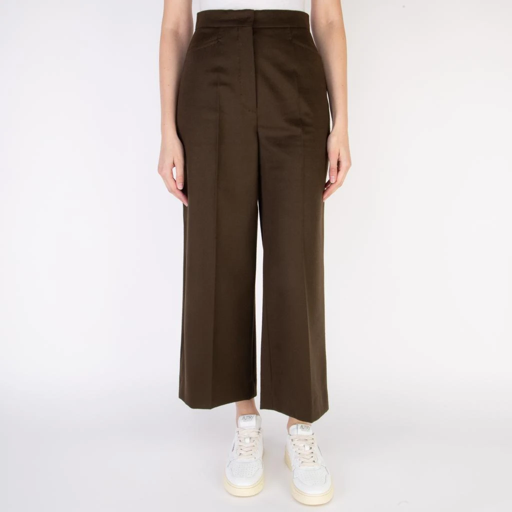 商品Max Mara|Max Mara Trousers Military,价格¥1864,第1张图片