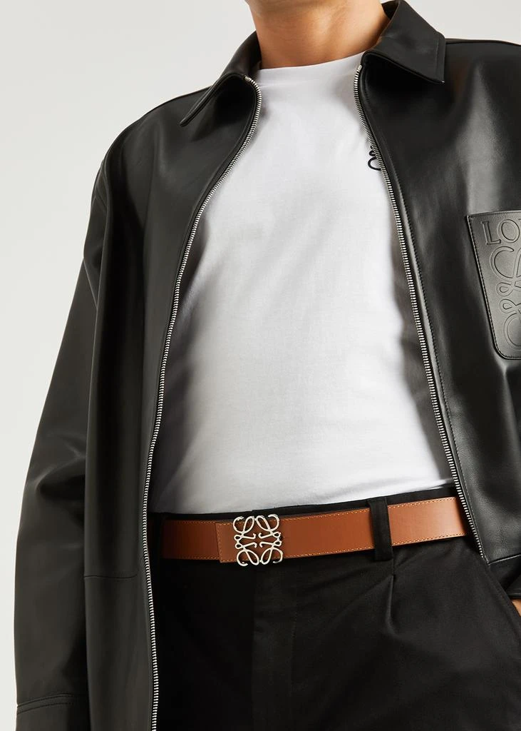 商品Loewe|Anagram black reversible leather belt,价格¥2472,第3张图片详细描述