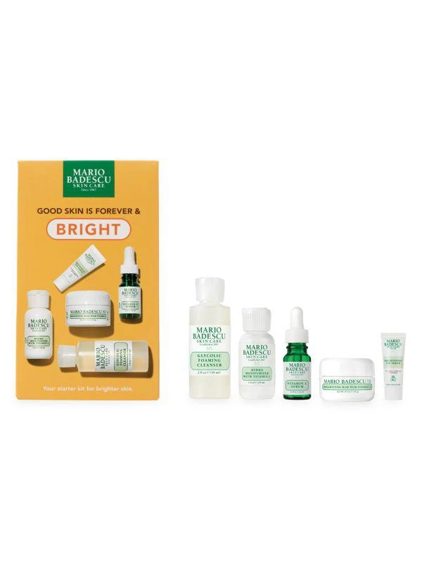 商品Mario Badescu|5-Piece Good Skin Is Forever & Bright Kit,价格¥285,第1张图片