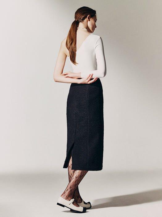 商品FRONTROW|[Tweed] Boucle Belted Tweed Skirt,价格¥946,第7张图片详细描述