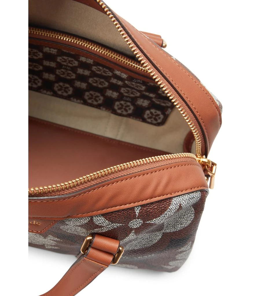 商品Kate Spade|Oversized Spade Flower Monogram Coated Canvas Eleanor Medium Satchel,价格¥1750,第3张图片详细描述