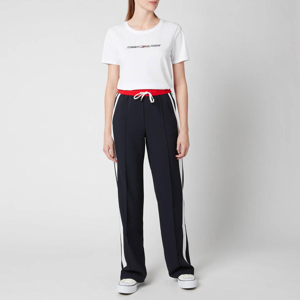 Tommy Sport Women's Regular Crew Neck Graphic T-Shirt - Th Optic White商品第3张图片规格展示