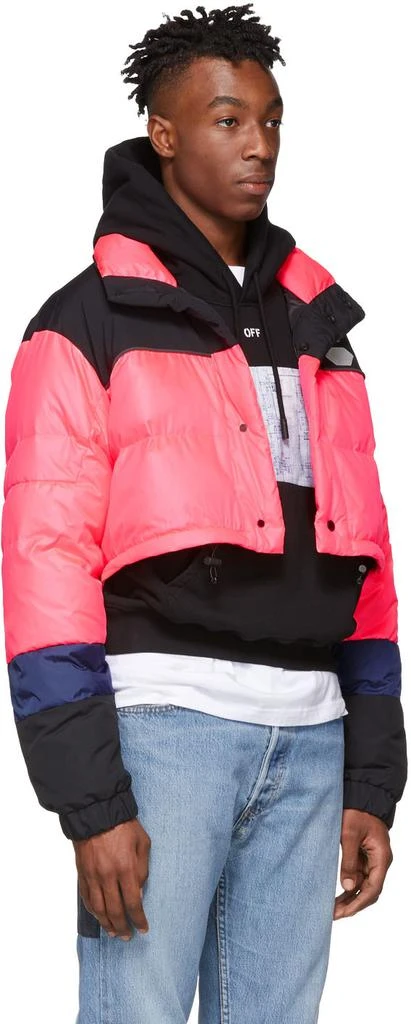 商品Off-White|Pink Down Puffer 夹克,价格¥4424,第4张图片详细描述