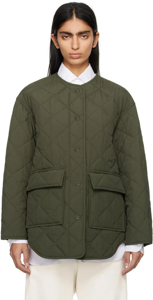 商品Hugo Boss|Khaki Quilted Jacket,价格¥4400,第1张图片