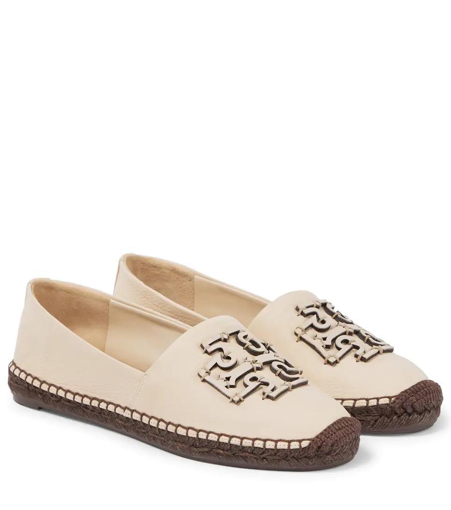 商品Tory Burch|Ines皮革草编鞋,价格¥2611,第1张图片