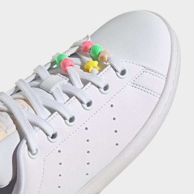 Girls' Big Kids' adidas Originals Stan Smith Beaded Casual Shoes商品第3张图片规格展示