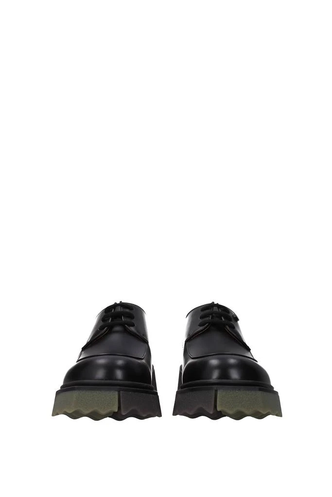 商品Off-White|Lace up and Monkstrap Leather Black,价格¥2652,第3张图片详细描述