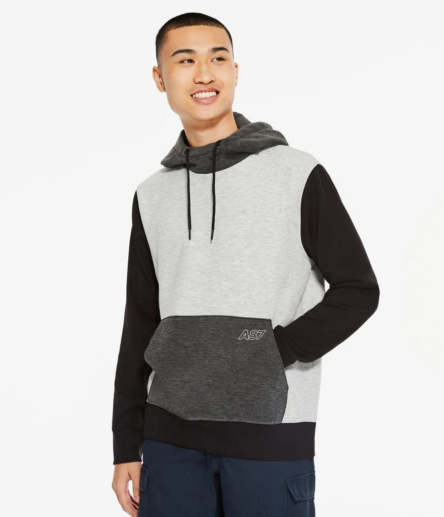 商品Aeropostale|Aeropostale Men's Air Softspun Tech Fleece A87 Logo Pullover Hoodie,价格¥142,第1张图片