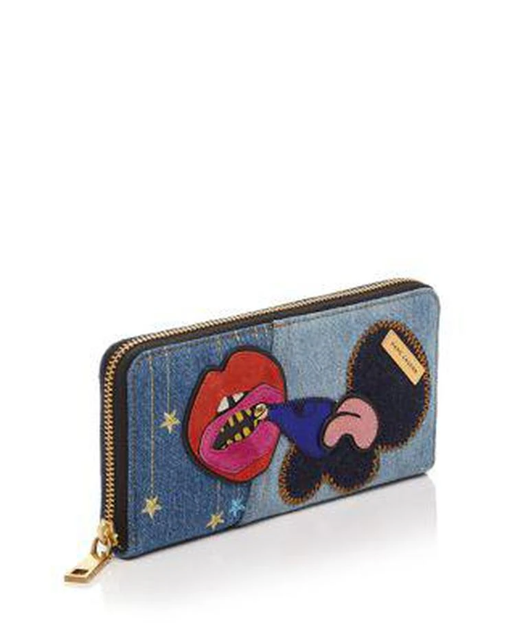 商品Marc Jacobs|Julie Verhoeven Standard Denim Continental Wallet,价格¥1094,第3张图片详细描述