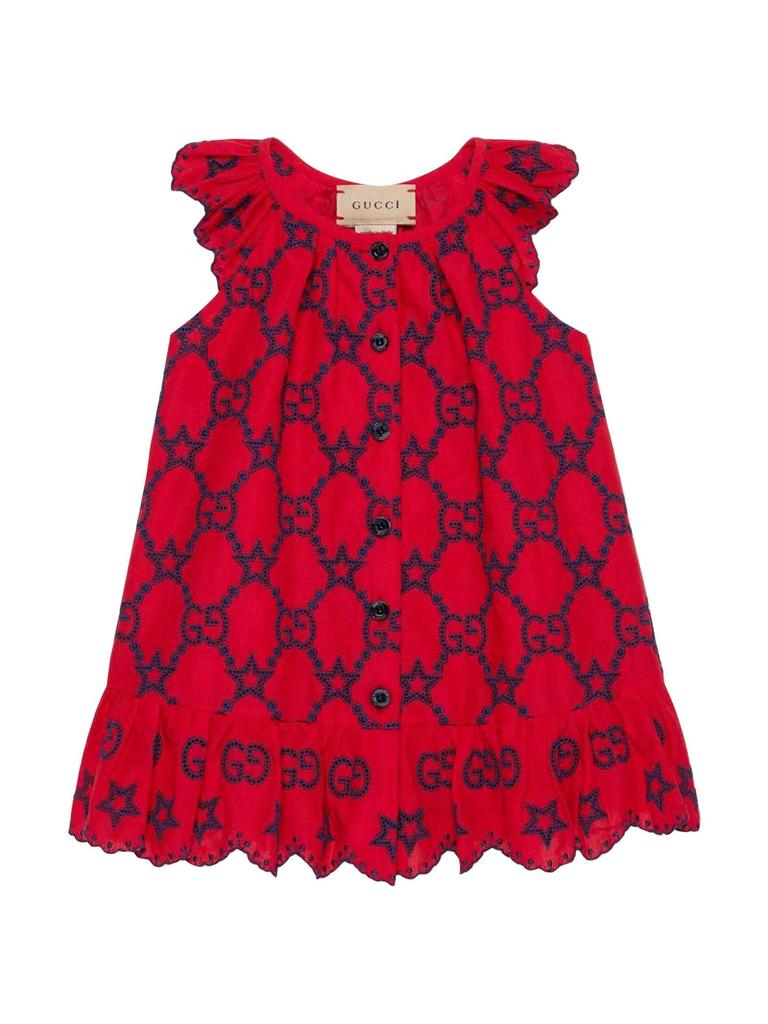 Gucci Red Dress Baby Girl商品第1张图片规格展示
