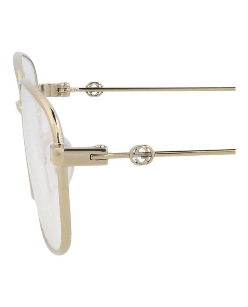 商品Gucci|Square-Frame Metal Optical Frames,价格¥1025,第4张图片详细描述