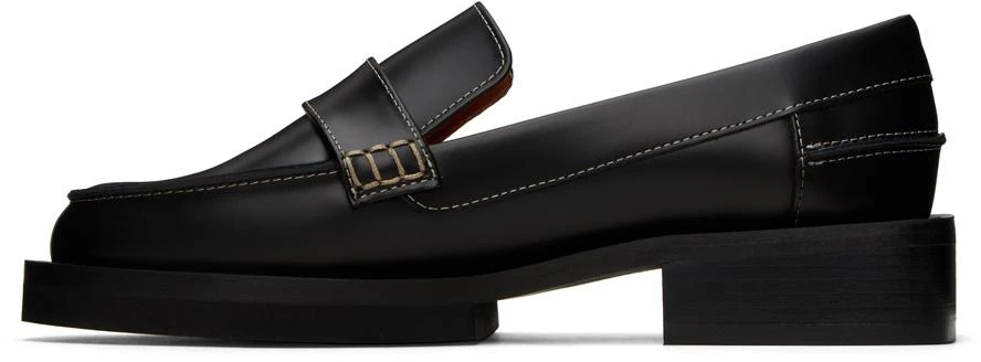 商品Ganni|Black Leather Loafers,价格¥1920,第3张图片详细描述