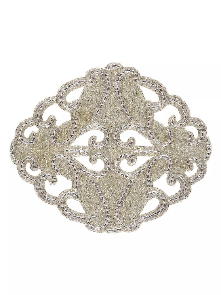 商品Nomi K|Beaded Cut Out Lace Placemat,价格¥358,第1张图片