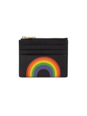 商品Furla|Rainbow Leather Card Holder,价格¥273,第2张图片详细描述