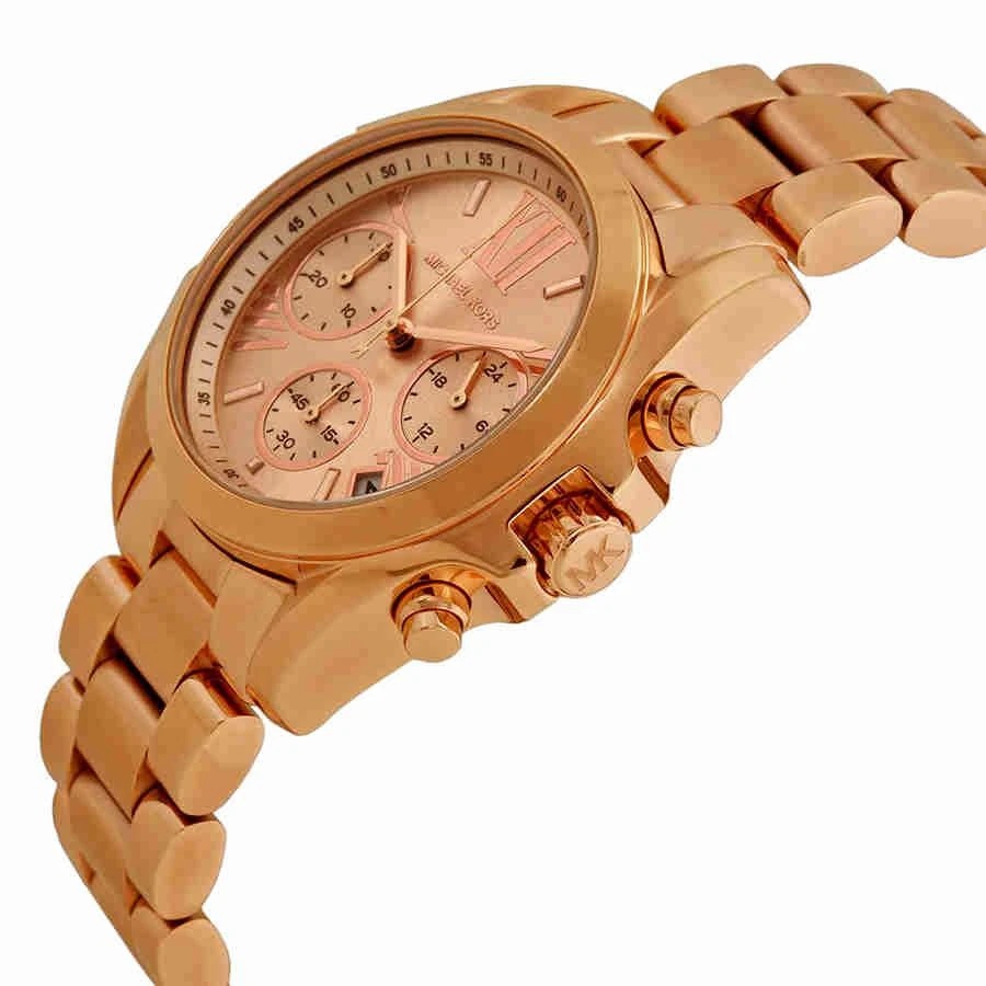 商品Michael Kors|Michael Kors Bradshaw Chronograph Rose Dial Ladies Watch MK5799,价格¥1081,第2张图片详细描述