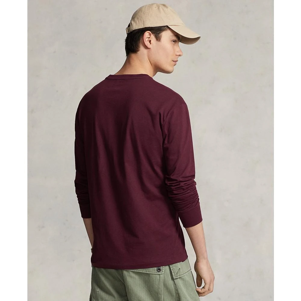 商品Ralph Lauren|男款经典版型平纹针织长袖 T 恤,价格¥299,第2张图片详细描述