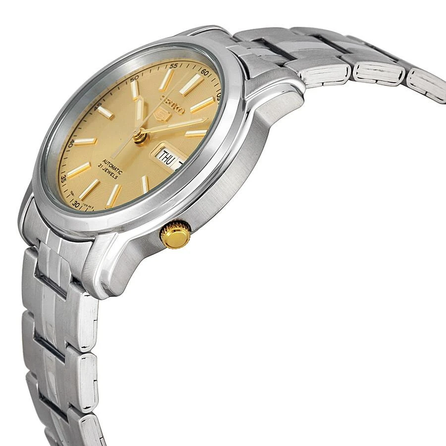 商品Seiko|Automatic Champagne Dial Stainless Steel Men's Watch SNKL81,价格¥1071,第2张图片详细描述