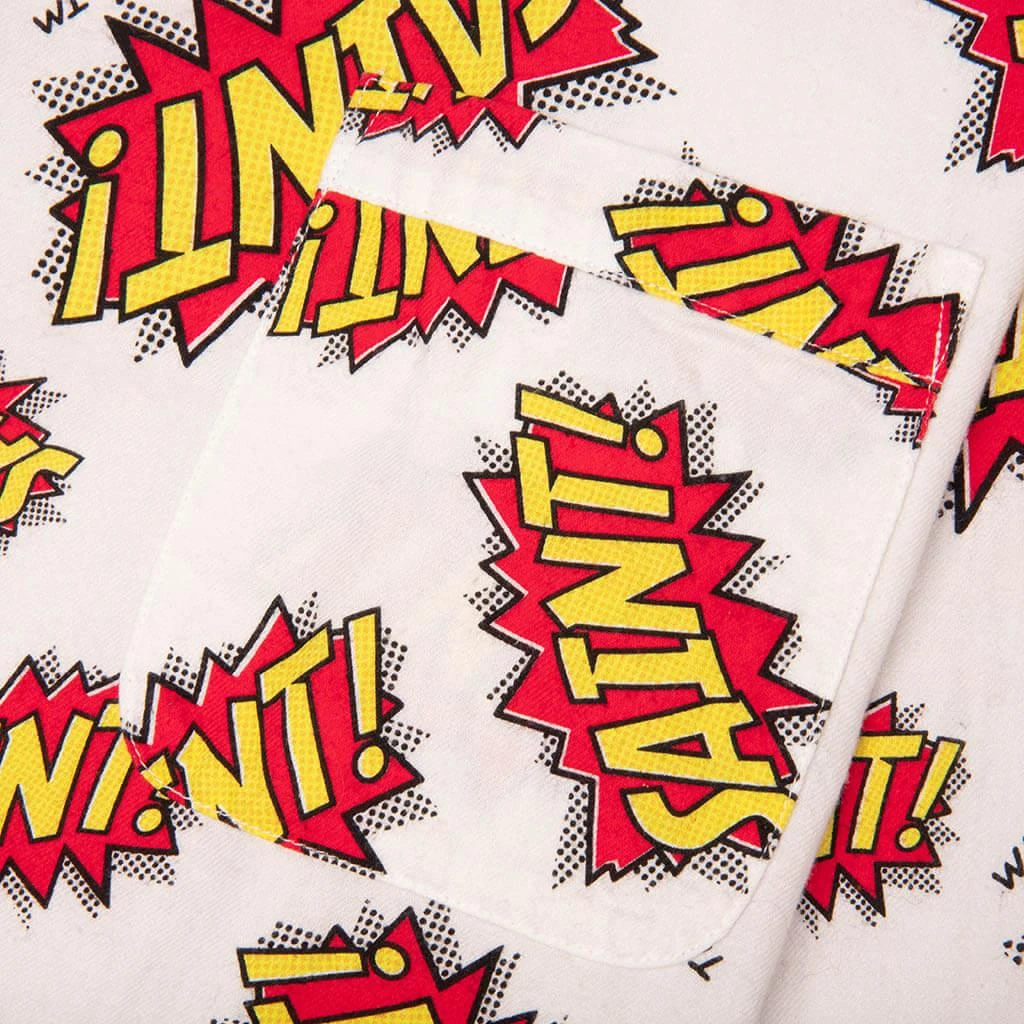 商品Saint Michael|Pow Pajama Shirt - White,价格¥3625,第4张图片详细描述