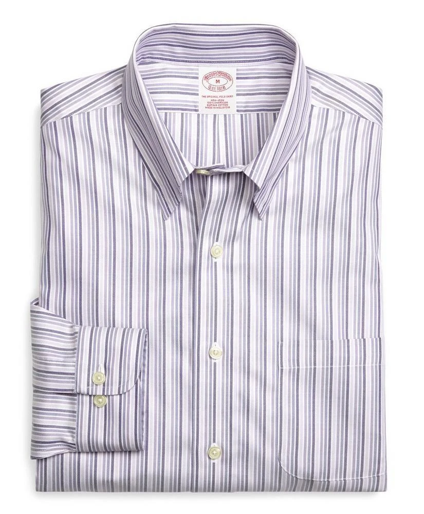 商品Brooks Brothers|Madison Relaxed-Fit Sport Shirt, Supima® Cotton Non-Iron Tonal Stripe Twill,价格¥409,第1张图片