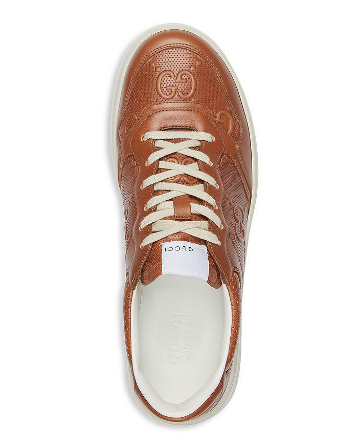 商品Gucci|Men's Chunky B Lace Up Sneakers,价格¥6604,第5张图片详细描述