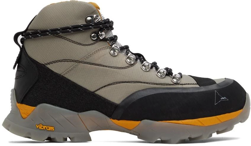 商品[国内直发] ROA|Gray & Yellow Andreas Strap Boots,价格¥1583,第1张图片