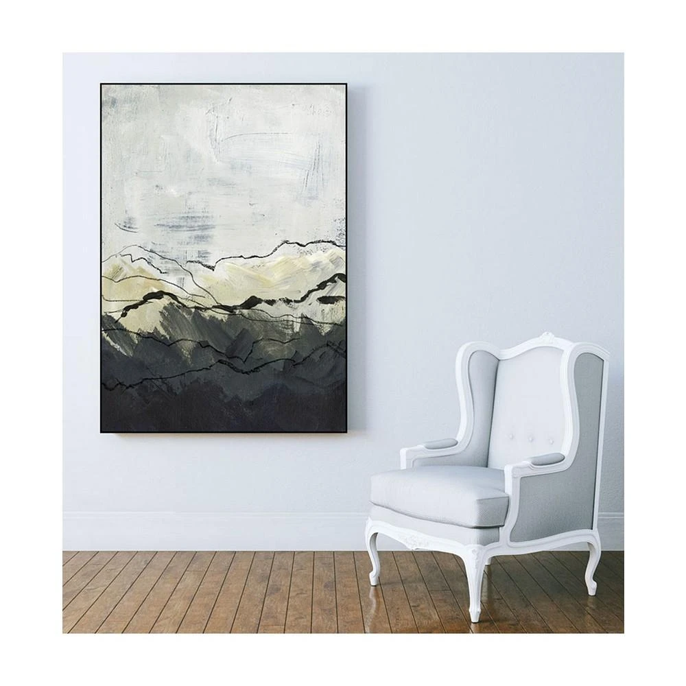 24" x 18" Winter Mountains I Art Block Framed Canvas 商品