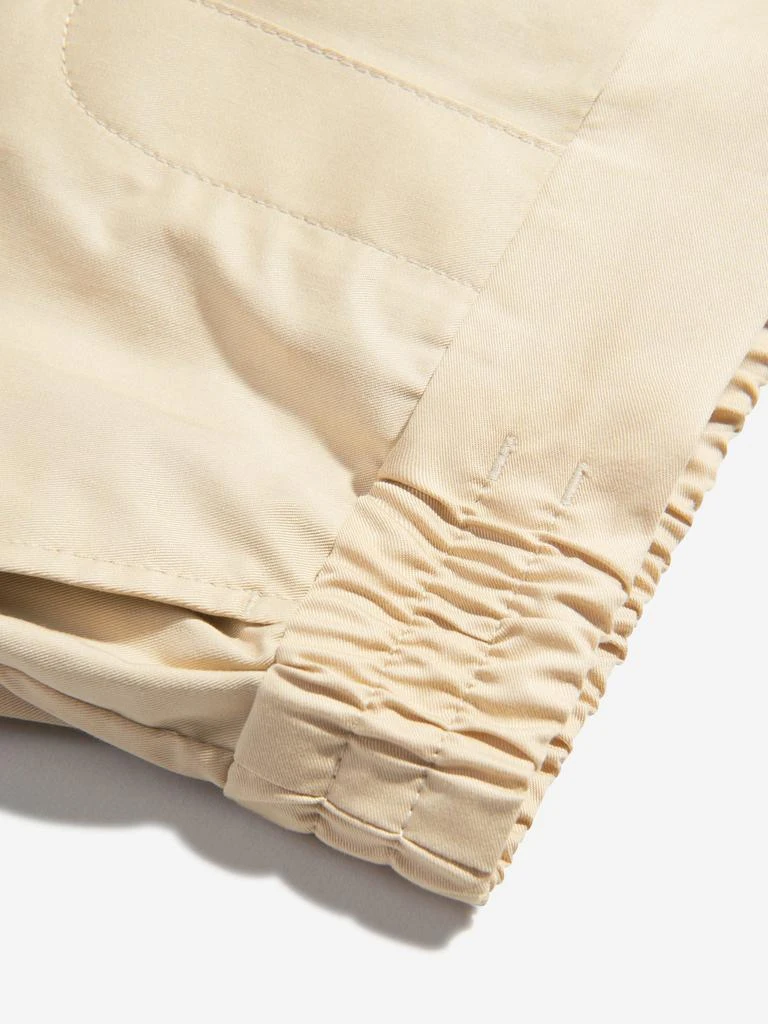 商品Burberry|Burberry Beige Baby Boys Cotton Branded Shorts,价格¥1041,第2张图片详细描述