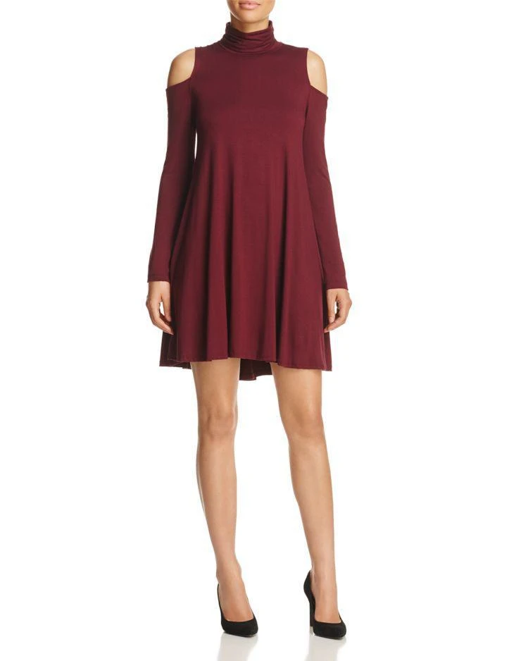 商品Robert Michaels|Turtleneck Cold Shoulder Knit Dress - 100% Exclusive,价格¥607,第1张图片