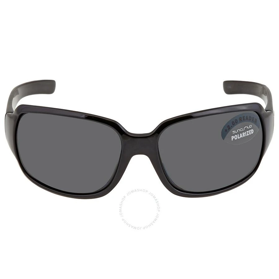 商品Suncloud|Cookie Bi-Focal Reader 2.00 Polarized Grey Oversized Ladies Sunglasses S-CO PPGYBK 66 2.00,价格¥109,第1张图片