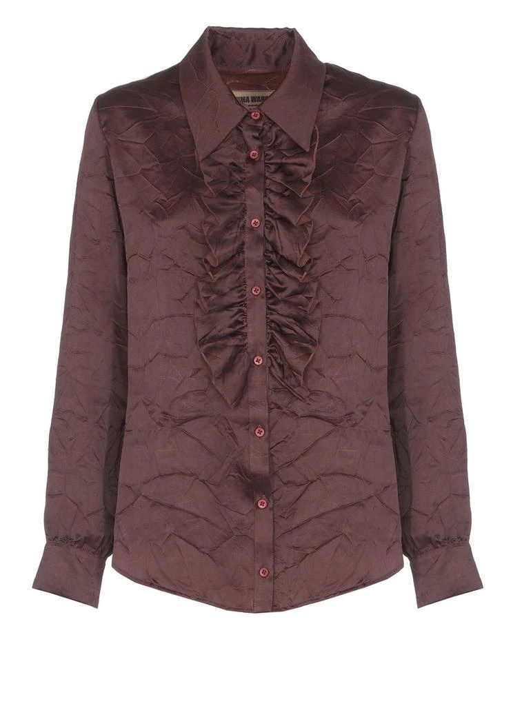 商品Uma Wang|Uma Wang Ruffled Long Sleeved Blouse,价格¥4076,第1张图片