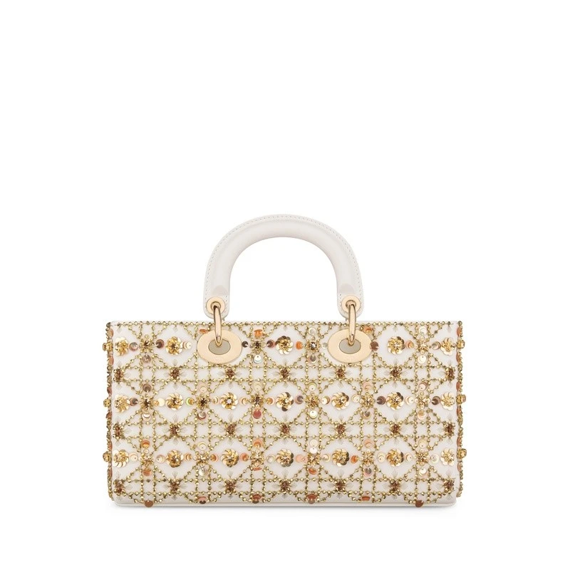 商品Dior|Dior 迪奥 Lady D-Joy系列女士白色牛皮手提包,价格¥54922,第4张图片详细描述