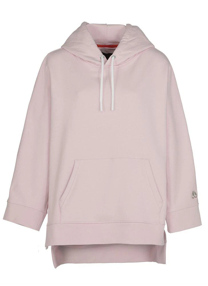 商品Moose Knuckles|Moose Knuckles Logo Plaque Drawstring Hoodie,价格¥1322,第1张图片
