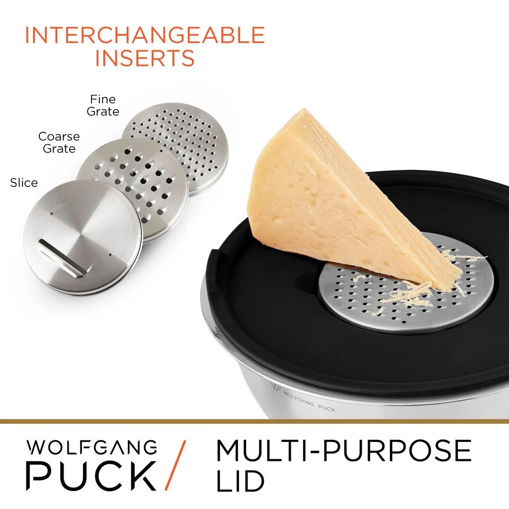 商品Wolfgang Puck|Wolfgang Puck 21-Piece Stainless Steel Cookware and Mixing Bowls Set,价格¥1668,第5张图片详细描述
