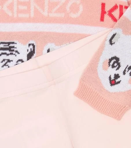 商品Kenzo|Baby cotton sweatshirt and pants set,价格¥711,第3张图片详细描述