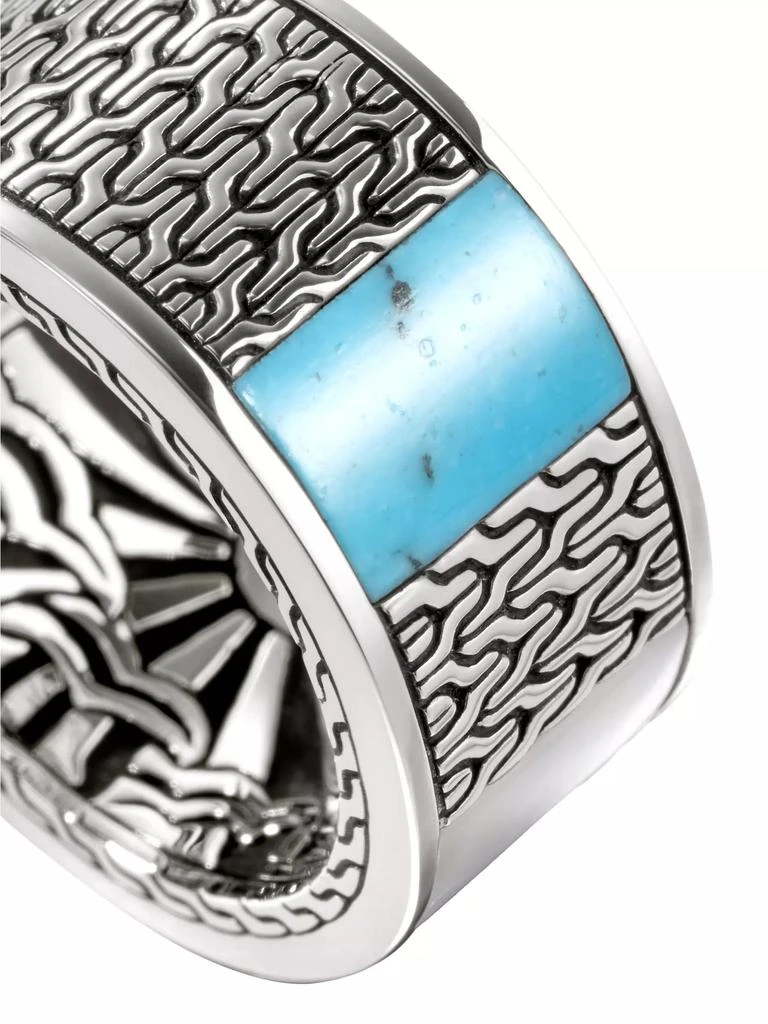 商品John Hardy|Thailand Carved Chain Inlay Band Ring,价格¥6557,第5张图片详细描述
