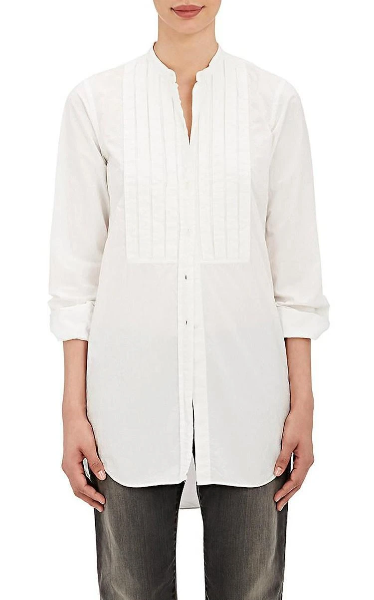 商品Nili Lotan|Mason Cotton Tuxedo Shirt,价格¥2085,第1张图片