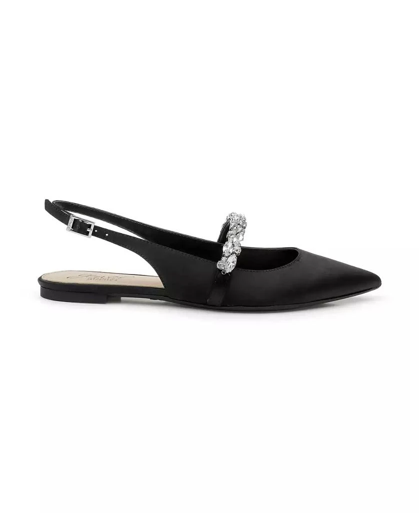 商品Badgley Mischka|Women's Bambi Slingback Evening Flats,价格¥703,第2张图片详细描述